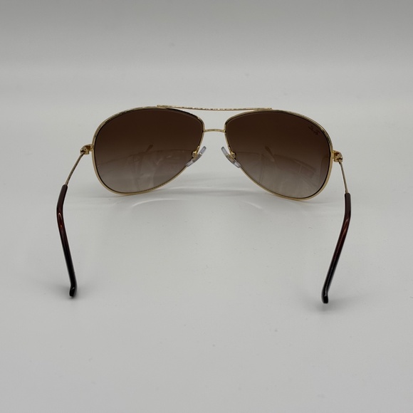 Ray-Ban Unisex RB3293 in Arista Gold and Brown Gradient Dark Brown NWT 👜 - Picture 5 of 14